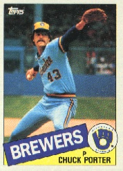 1985 Topps Baseball Cards      032      Chuck Porter